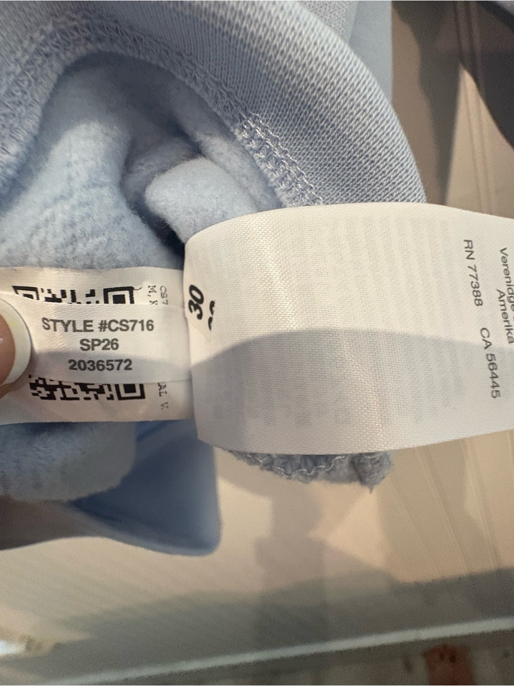 J. CREW Light Blue Central Valley Sports Club Crewneck Sweatshirt size M. NWOT - Picture 5 of 6